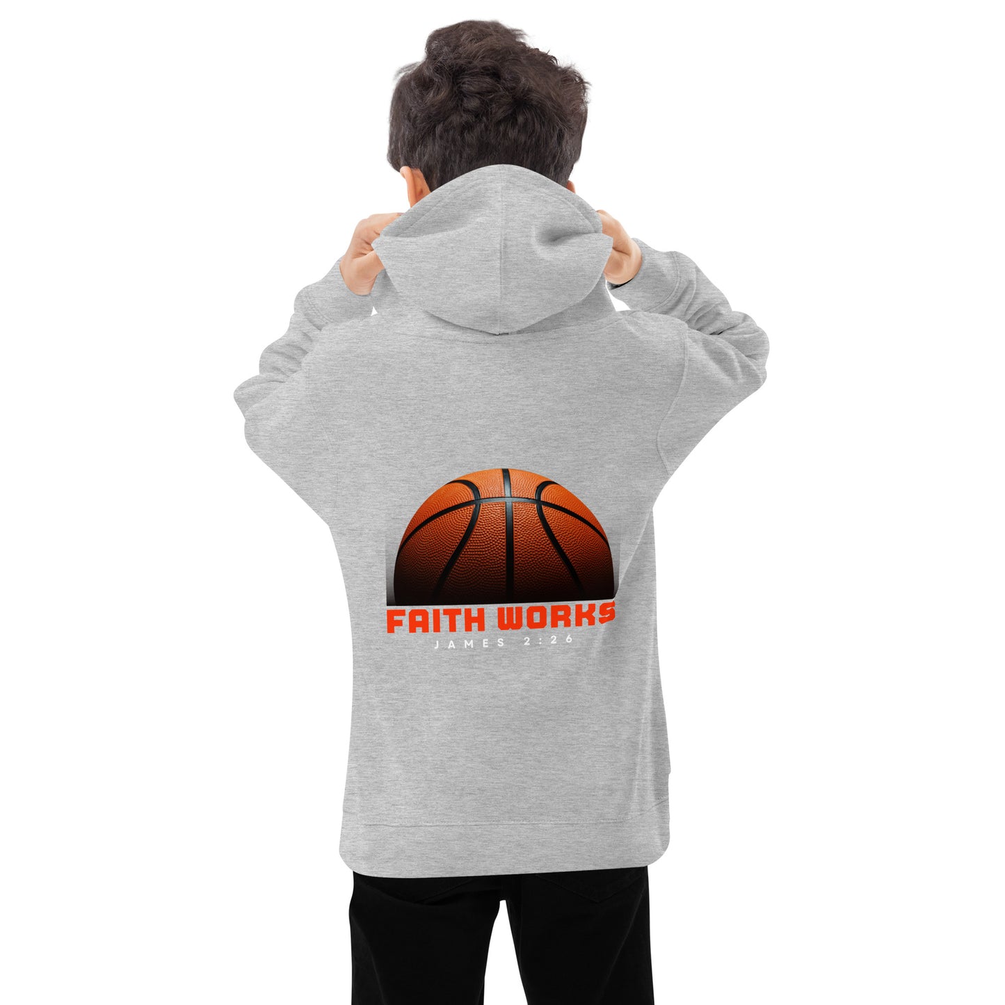 FAITH WORKS Kids fleece hoodie