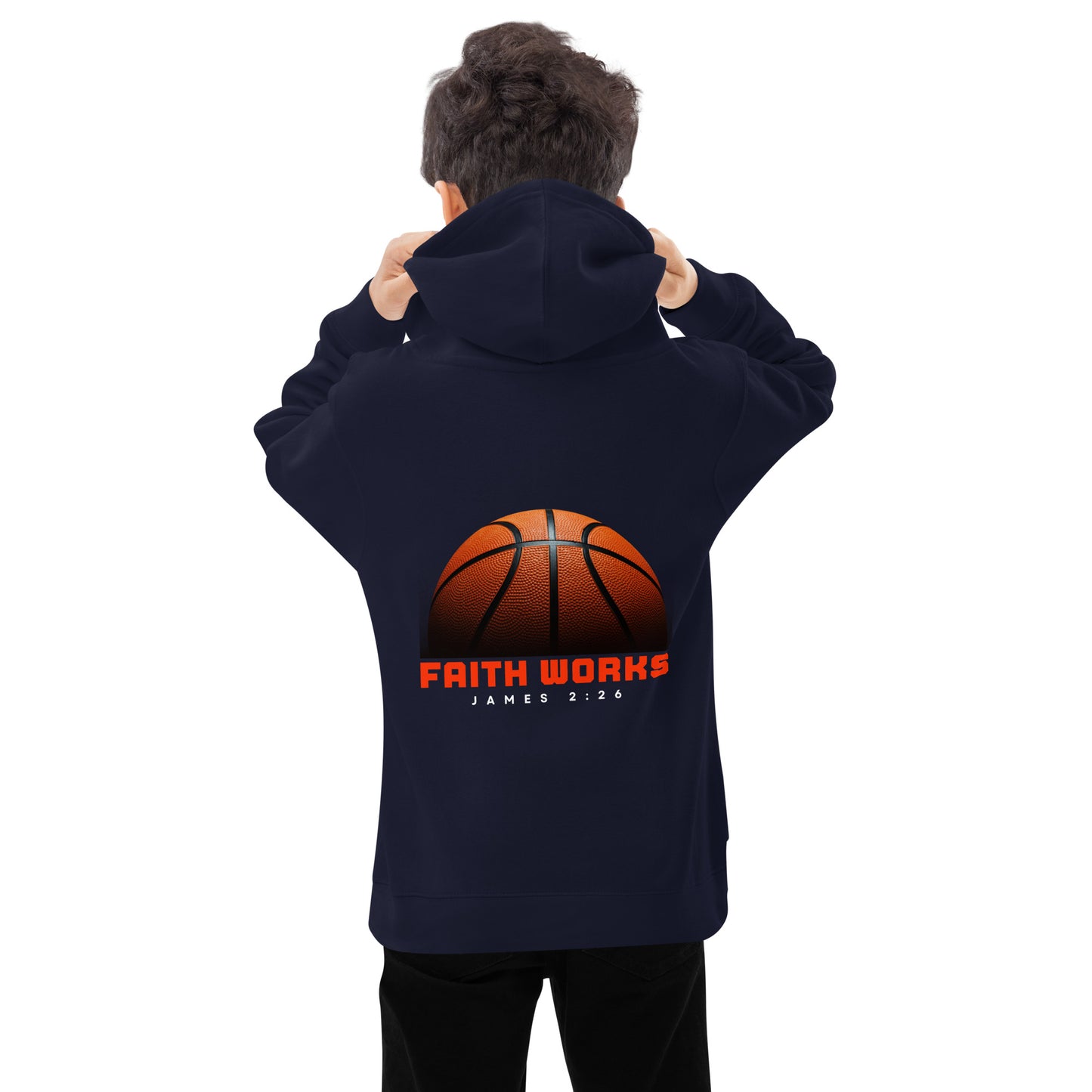 FAITH WORKS Kids fleece hoodie