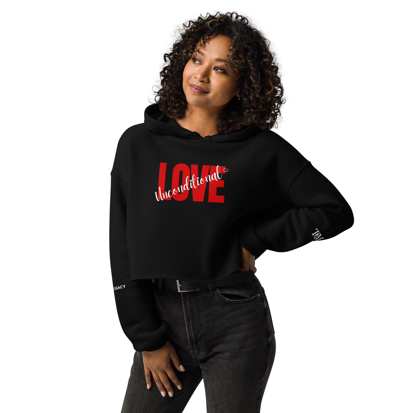 Unconditional Love | Crop Hoodie
